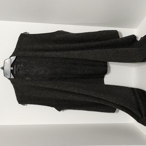 Black & Gray Woolblend Banana Republic Sweater Vest sz Medium